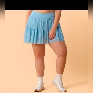 Blogilates Women's Ballerina Skort Light Blue